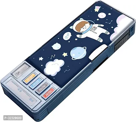 Space Boy Art Plastic Pencil Box (set of 1, Multicolor)-thumb0