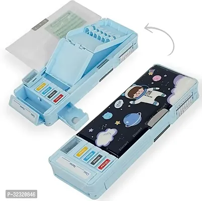 Joy Maker A1 Astronauts Art Eva Pencil Box (set of 1, Blue)