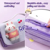 Cartoon Theme Pencil Case 3D EVA Pencil Case Pouch (Set of 1, Multicolor)-thumb2