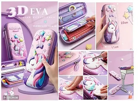 3D Unicorn Pencil Case Stationery Box-thumb2