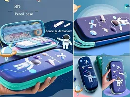 3D Space Astronaut Theme Case Stationary Organizer Box(Set of 1, Blue)-thumb4