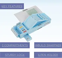 Cartoon Print Multi Compartment Compass Box-thumb1