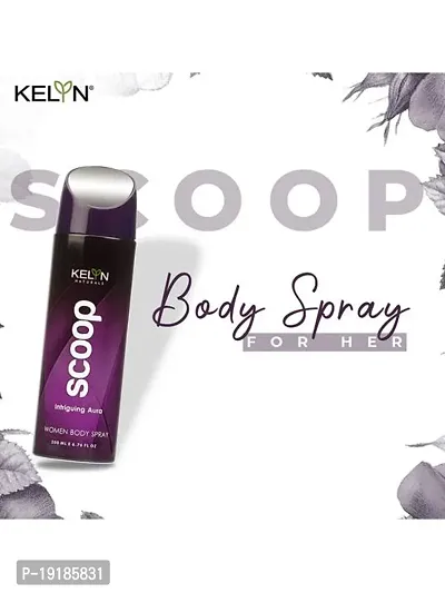Kelyn Scoop Deodorant for Women Body Spray, 200 ml-thumb2