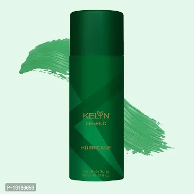 Kelyn Legend Hurricane Deodorant for Men Body Spray, 150 ml-thumb0