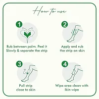 Ikin Wax Strip With Aloevera For Dry Skin- 8 Strips-thumb2