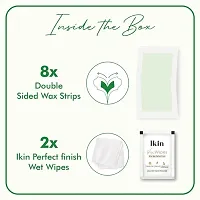 Ikin Wax Strip With Aloevera For Dry Skin- 8 Strips-thumb4