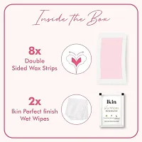 Ikin Wax Strip With Goodness Of Rose Extract For Sensitive Skin- 8 Strips-thumb1