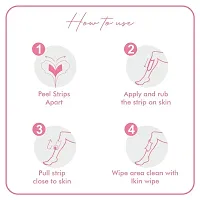 Ikin Wax Strip With Goodness Of Rose Extract For Sensitive Skin- 8 Strips-thumb3