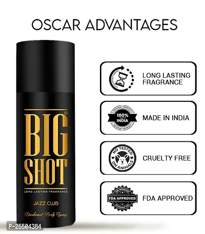 OSCAR Big Shot Deodorant Body Spray 150ml Jazz Club Body Spray - For Men  (150 ml)-thumb4