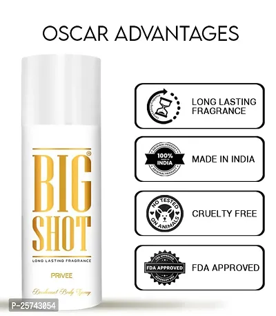 OSCAR Big Shot Privee Deodorant Body Spray 150ml Body Spray - For Men  (150 ml)-thumb2