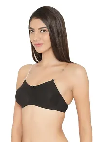 Classic Cotton Solid Bra for Women-thumb3