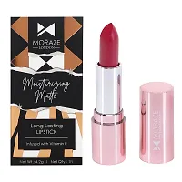 Moraze Moisturizing Matte Lipstick Busy For You-thumb4