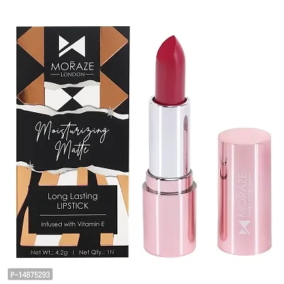 Moraze Moisturizing Matte Lipstick Busy For You-thumb5