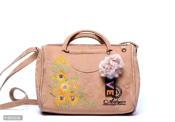 Trendy Stylish Artificial Leather Handbag for Women-thumb0