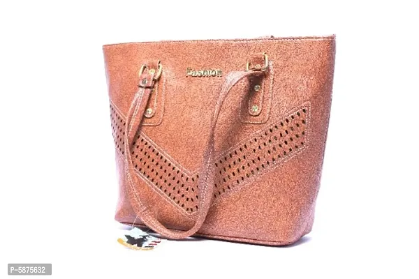 Trendy Stylish Artificial Leather Handbag for Women-thumb0