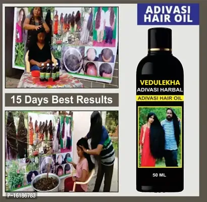 Aadivasi Hair growth oil and long hair oil Pack Of 1 60,ml-thumb0