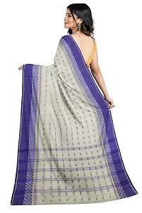 Tana poren Traditional Bengel Cotton Tant Saree (Whit2)-thumb3