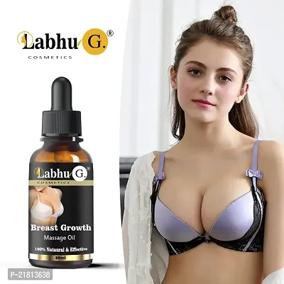 Labhu-G Naturals Brest Massage oil to improve your Breast size Growth for women (pack Of 1) 30ml-thumb0