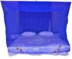 Yaanthivs Mosquito Nets for double bed / King Size Bed , Blue, 6.5 Ft X 6.5 Ft-thumb2