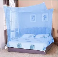 Yaanthivs Mosquito Nets for double bed / King Size Bed , Blue, 6.5 Ft X 6.5 Ft-thumb3