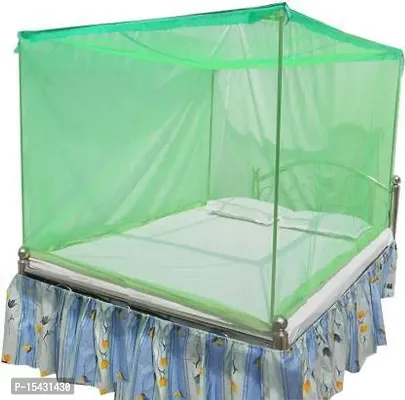 Yaanthivs Mosquito Nets for double bed / King Size Bed , Green, 6.5 Ft X 6.5 Ft-thumb2