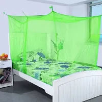 Yaanthivs Mosquito Nets for double bed / King Size Bed , Green, 6.5 Ft X 6.5 Ft-thumb2