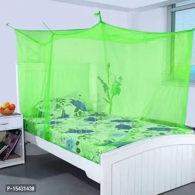 Yaanthivs Mosquito Nets for double bed / King Size Bed , Green, 6.5 Ft X 6.5 Ft-thumb3
