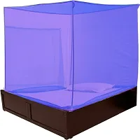 Yaanthivs Mosquito Nets for double bed / King Size Bed , Purple, 6.5 Ft X 6.5 Ft-thumb1