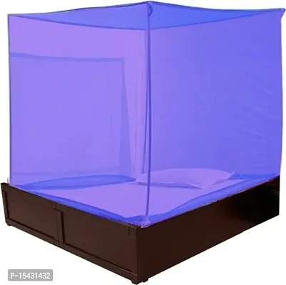 Yaanthivs Mosquito Nets for double bed / King Size Bed , Purple, 6.5 Ft X 6.5 Ft-thumb2