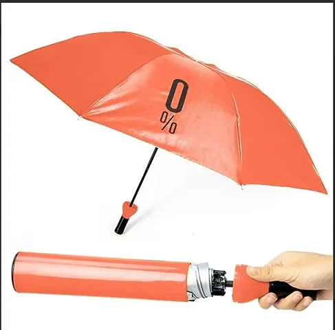 Sajani Stylish Umbrella Folding Plastic Wine Bottle Deco Umbrella/Travel Unique Folding Umbrella with Plastic Case Multi Color 1 Pcs (Print May Very)