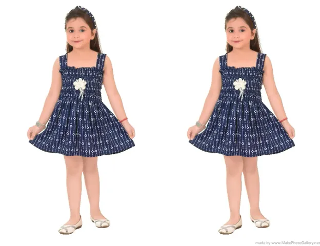 Comfortable Frocks For Girls Pack Of 2