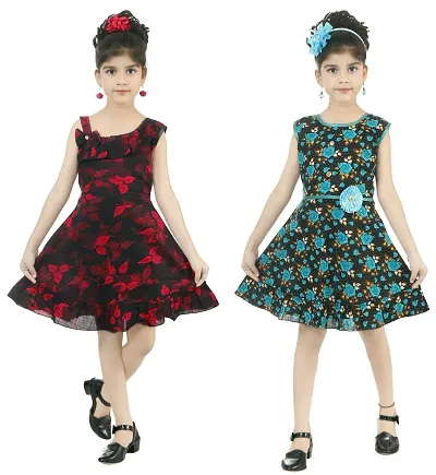 Beautiful Frocks For Baby Girl Pack Of 2