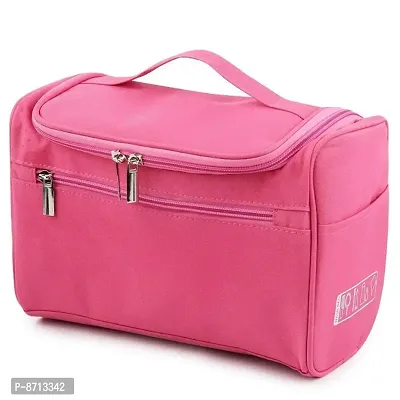 Hanging Travel Toiletry Kit Bag (Pink)-thumb0