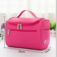 Hanging Travel Toiletry Kit Bag (Pink)-thumb1