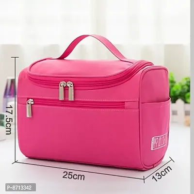 Hanging Travel Toiletry Kit Bag (Pink)-thumb2