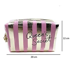 Cosmetic Bags Women Make Up Bag Pouch Travel Organizer (Pink)-thumb1
