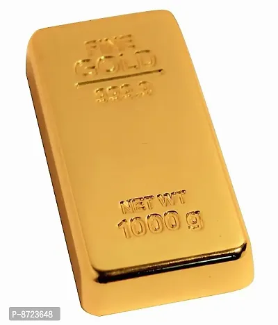 Glittering Gold Bar Paper weight-thumb0