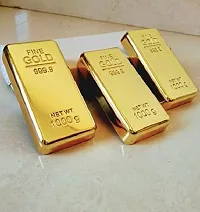 Glittering Gold Bar Paper weight-thumb2
