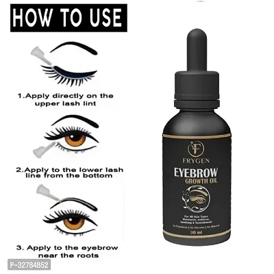 Frygen Natural Castor Oil Hair Eyebrow Eyelash Growth Essence Natural Plant Essence  Fast Growth oil(30ml)-thumb3