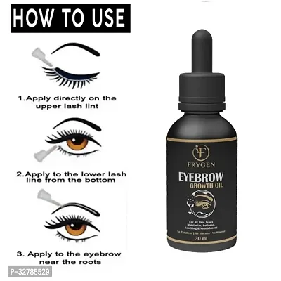 Frygen 100% Pure Eyebrow  Eyelash Growth Oil (30 ml )-thumb3