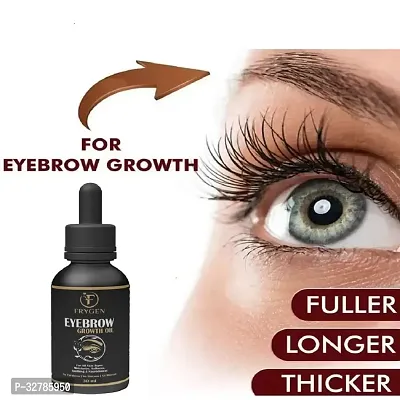 Eyebrow  Eyelash Growth oil Eyebrow Thickener Eyelash Growth Serum Grow Stronger, Fuller, Thicker, Regrowth Eyebrow  Eyelash Growth oil Eyelashes Or Eyebrow Baal Badhane Wala oil(30ml)-thumb0