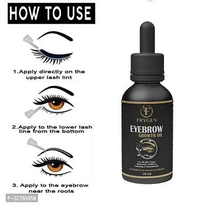 Eyebrow  Eyelash Growth oil Eyebrow Thickener Eyelash Growth Serum Grow Stronger, Fuller, Thicker, Regrowth Eyebrow  Eyelash Growth oil Eyelashes Or Eyebrow Baal Badhane Wala oil(30ml)-thumb3