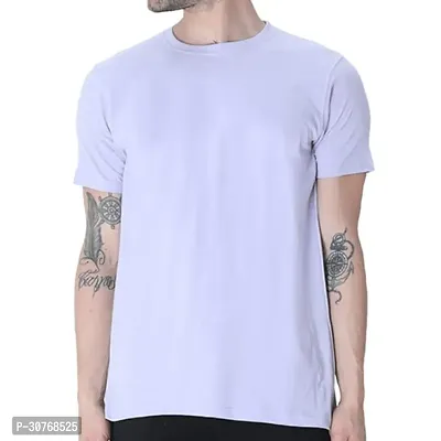 Round Neck Solid T Shirt Regular Fit