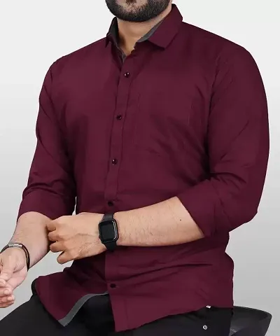 Trendy Cotton Long Sleeve Formal Shirt 