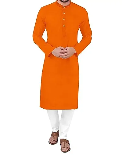 Reliable Solid Kurta and Bottom Sets For Men