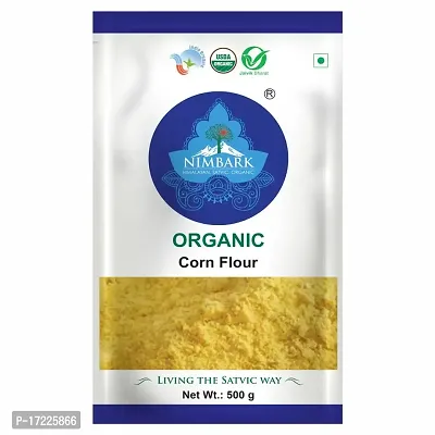 Organic Corn Flour Pack of 2 | Makke Ka Atta - 500 GM