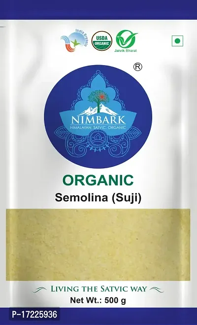 100% Organic Semolina (Suji) pack of two - 500 GM-thumb0