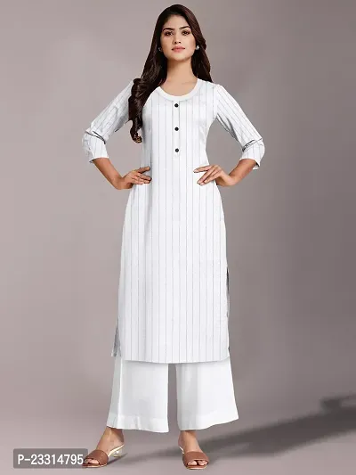 Straight   Cotton Kurta Bottom Set For Women-thumb0