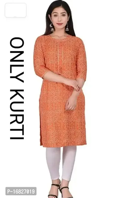 Stylish Fancy Rayon Kurta For Women