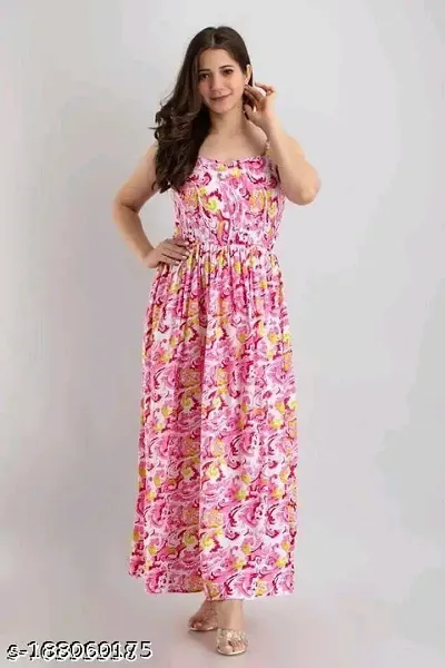 Trending printed maxi